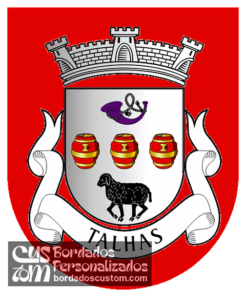 Emblema Bordado Freguesia de Talhas (Macedo de Cavaleiros, Bragança)