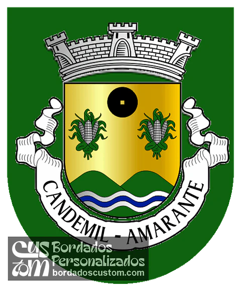 Emblema Bordado Freguesia de Candemil (Amarante, Porto)