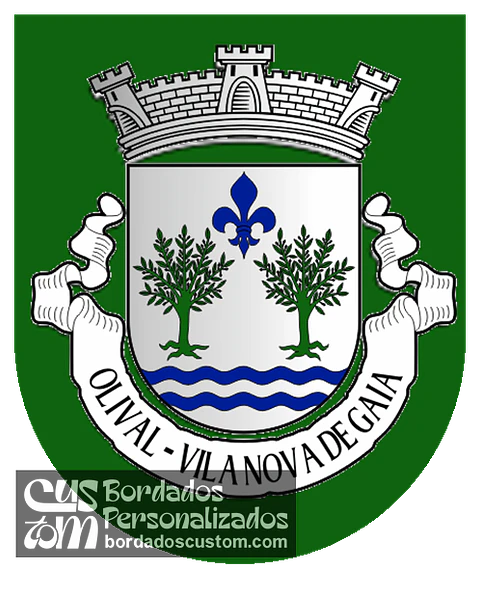 Emblema Bordado Antiga Freguesia de Olival (Vila Nova de Gaia, Porto)