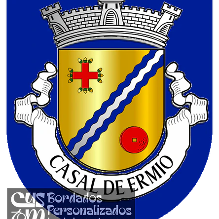 Emblema Bordado Antiga Freguesia de Casal de Ermio (Lousã, Coimbra) 1
