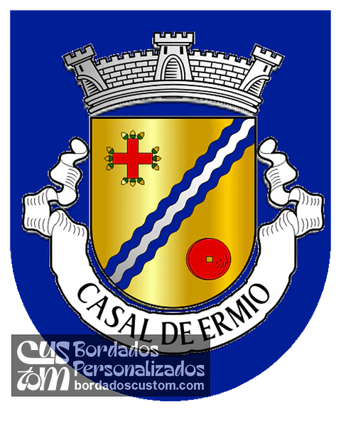 Emblema Bordado Antiga Freguesia de Casal de Ermio (Lousã, Coimbra)