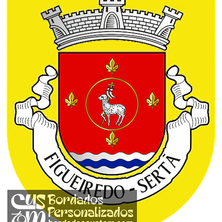 Emblema Bordado Antiga Freguesia de Figueiredo (Sertã, Castelo Branco) 1
