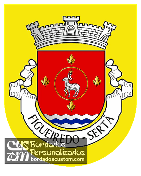 Emblema Bordado Antiga Freguesia de Figueiredo (Sertã, Castelo Branco)
