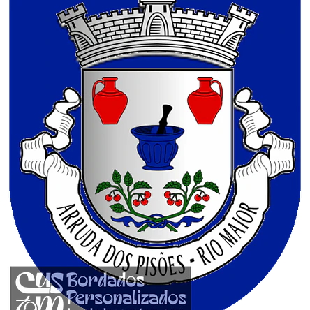 Emblema Bordado Antiga Freguesia de Arruda dos Pisões (Rio Maior, Santarém) 1