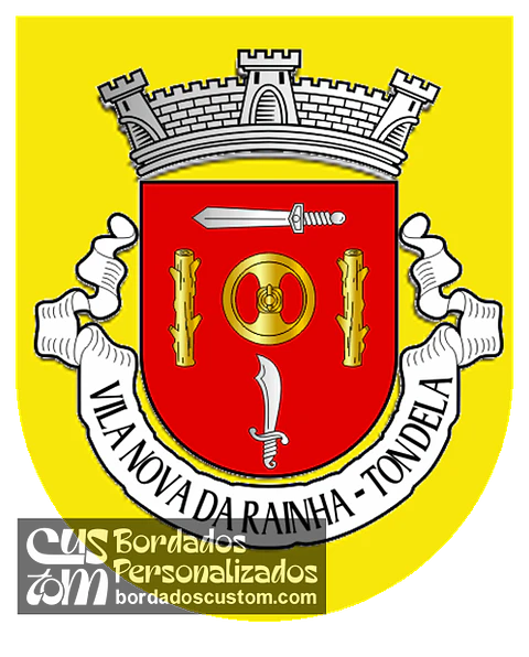 Emblema Bordado Antiga Freguesia de Vila Nova da Rainha (Tondela, Viseu)
