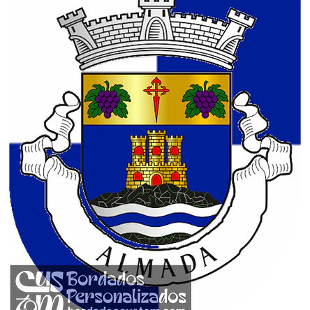 Emblema Bordado Antiga Freguesia de Almada (Almada, Setúbal) 1
