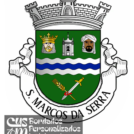 Emblema Bordado Freguesia de São Marcos da Serra (Silves, Faro) 1