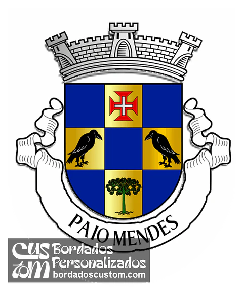 Emblema Bordado Antiga Freguesia de Paio Mendes (Ferreira do Zêzere, Santarém)