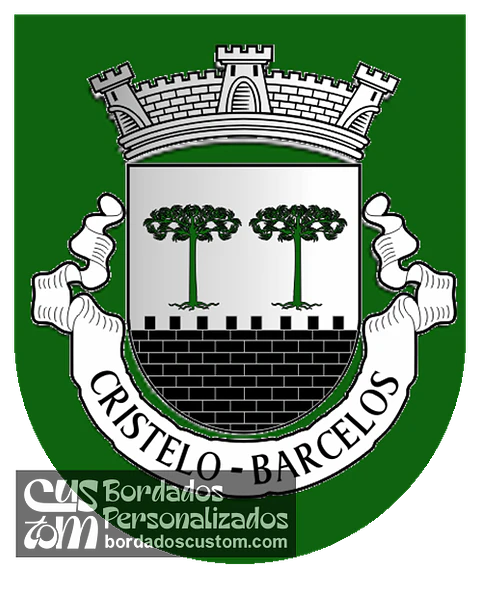 Emblema Bordado Freguesia de Cristelo (Barcelos, Braga)