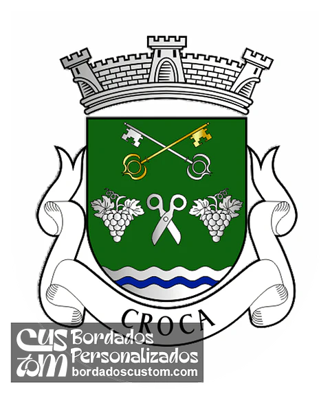 Emblema Bordado Freguesia de Croca (Penafiel, Porto)