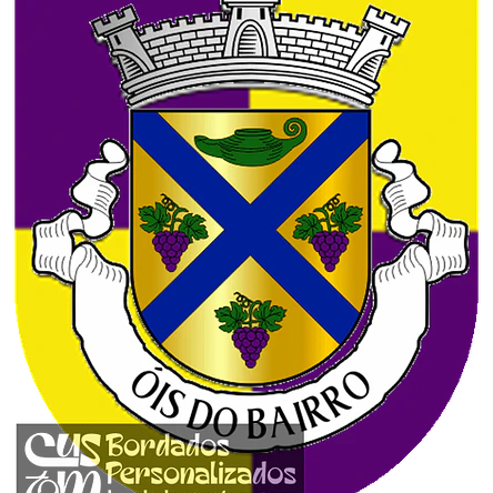 Emblema Bordado Antiga Freguesia de Óis do Bairro (Anadia, Aveiro) 1