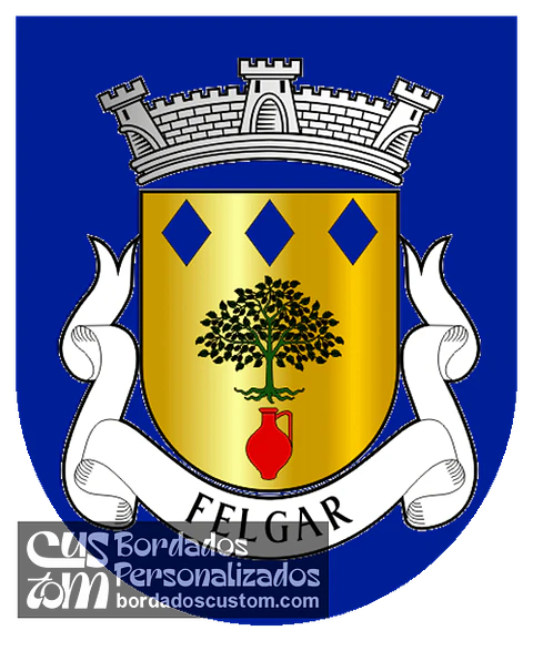 Emblema Bordado Antiga Freguesia de Felgar (Torre de Moncorvo, Bragança)