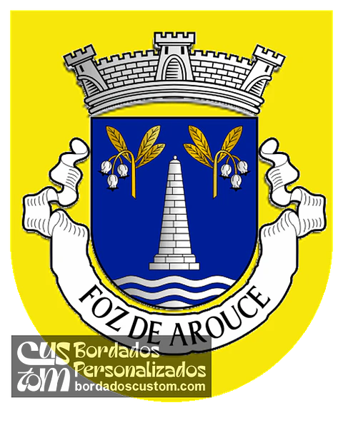 Emblema Bordado Antiga Freguesia de Foz de Arouce (Lousã, Coimbra)
