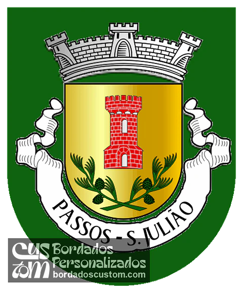 Emblema Bordado Antiga Freguesia de Passos (São Julião) (Braga, Braga)
