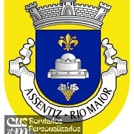 Emblema Bordado Antiga Freguesia de Assentiz (Rio Maior, Santarém) 1