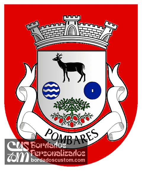 Emblema Bordado Antiga Freguesia de Pombares (Bragança, Bragança)