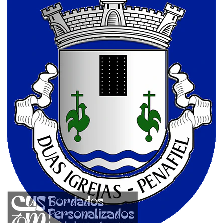 Emblema Bordado Freguesia de Duas Igrejas (Penafiel, Porto) 1