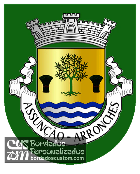 Emblema Bordado Freguesia de Assunção (Arronches, Portalegre)