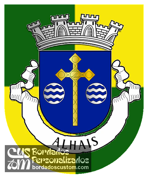 Emblema Bordado Antiga Freguesia de Alhais (Vila Nova de Paiva, Viseu)