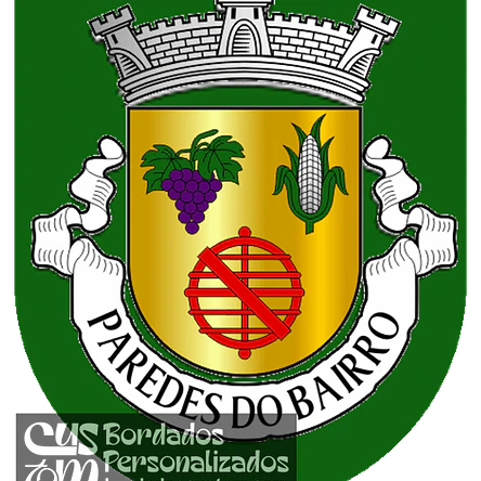 Emblema Bordado Antiga Freguesia de Paredes do Bairro (Anadia, Aveiro) 1