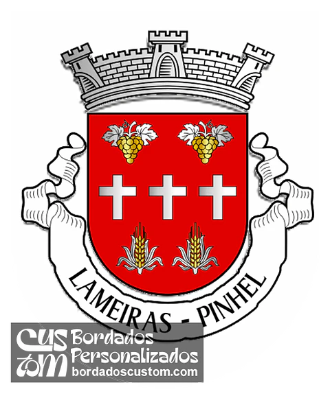 Emblema Bordado Freguesia de Lameiras (Pinhel, Guarda)