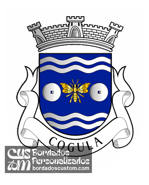 Emblema Bordado Freguesia de Cogula (Trancoso, Guarda)
