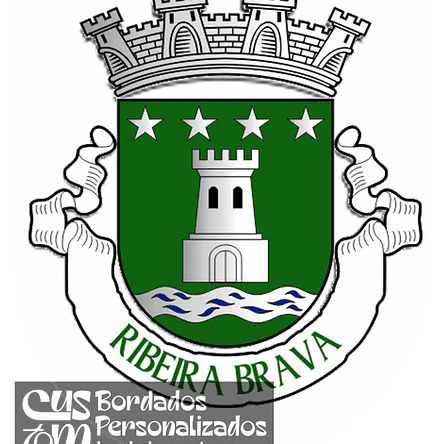 Emblema Bordado Município de Ribeira Brava (Madeira) 1