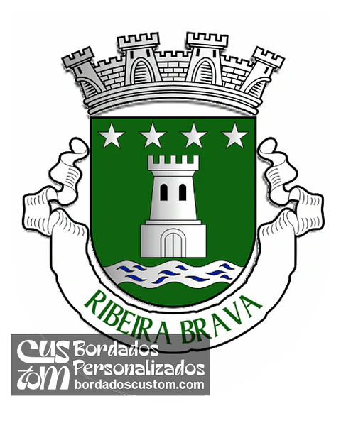 Emblema Bordado Município de Ribeira Brava (Madeira)