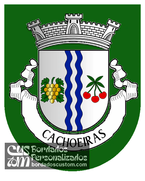 Emblema Bordado Antiga Freguesia de Cachoeiras (Vila Franca de Xira, Lisboa)