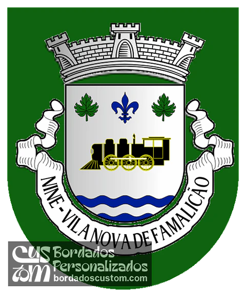 Emblema Bordado Freguesia de Nine (Vila Nova de Famalicão, Braga)