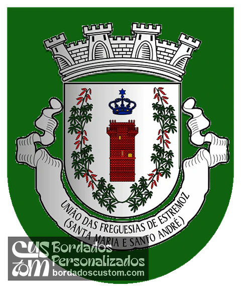 Emblema Bordado Freguesia de Estremoz (Santa Maria e Santo André) (Estremoz, Évora)
