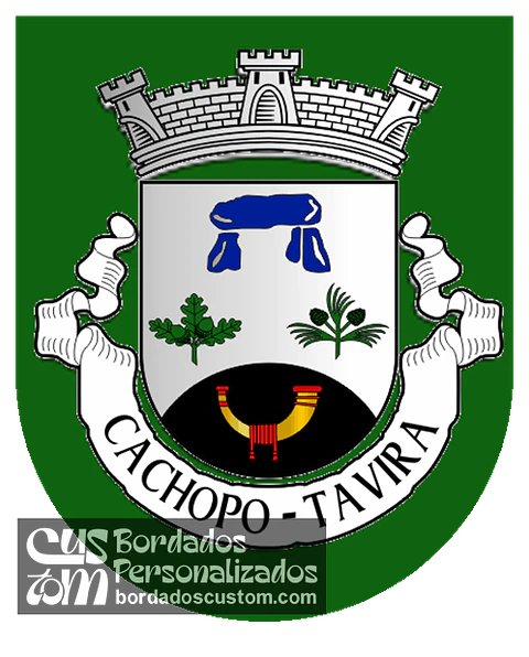 Emblema Bordado Freguesia de Cachopo (Tavira, Faro)