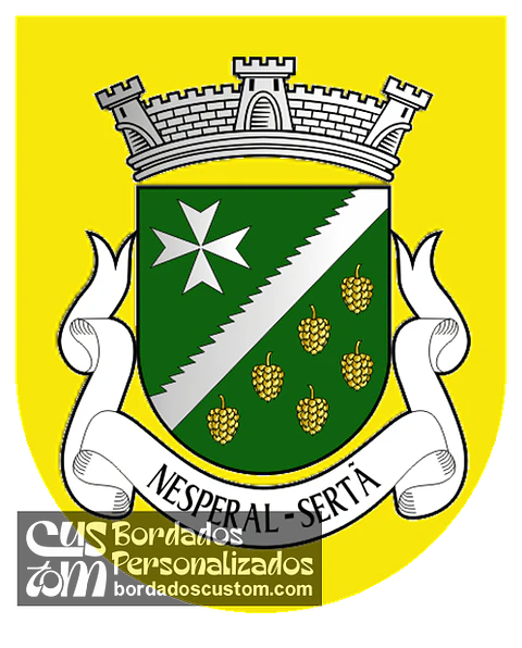 Emblema Bordado Antiga Freguesia de Nesperal (Sertã, Castelo Branco)