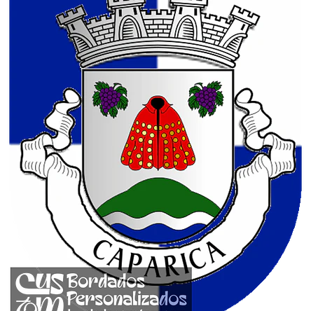 Emblema Bordado Antiga Freguesia de Caparica (Almada, Setúbal) 1