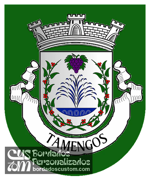 Emblema Bordado Antiga Freguesia de Tamengos (Anadia, Aveiro)