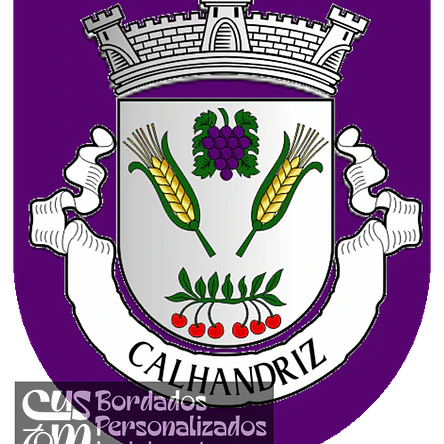 Emblema Bordado Antiga Freguesia de Calhandriz (Vila Franca de Xira, Lisboa) 1