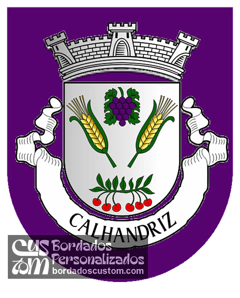 Emblema Bordado Antiga Freguesia de Calhandriz (Vila Franca de Xira, Lisboa)
