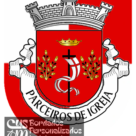 Emblema Bordado Antiga Freguesia de Parceiros de Igreja (Torres Novas, Santarém) 1