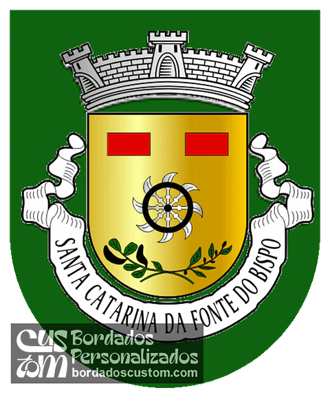 Emblema Bordado Freguesia de Santa Catarina da Fonte do Bispo (Tavira, Faro)
