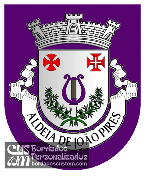 Emblema Bordado Antiga Freguesia de Aldeia de João Pires (Penamacor, Castelo Branco)