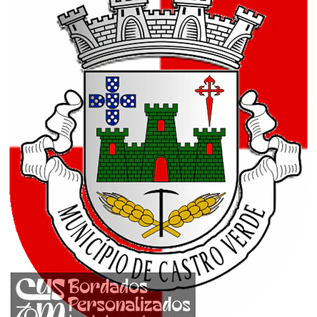 Emblema Bordado Município de Castro Verde (Beja) 1