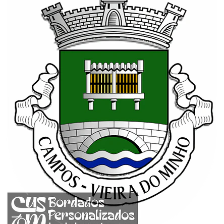 Emblema Bordado Antiga Freguesia de Campos (Vieira do Minho, Braga) 1
