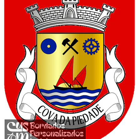 Emblema Bordado Antiga Freguesia de Cova da Piedade (Almada, Setúbal) 1