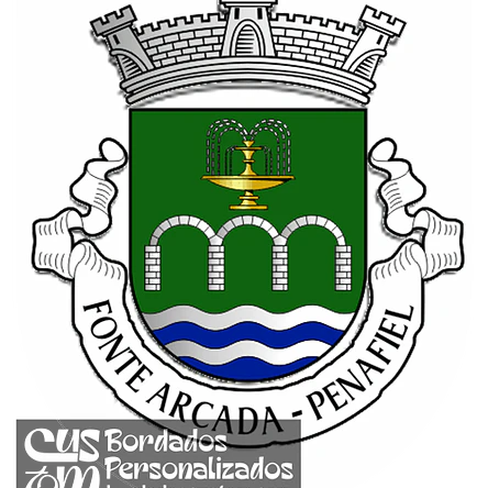 Emblema Bordado Freguesia de Fonte Arcada (Penafiel, Porto) 1