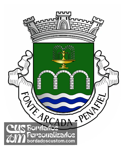 Emblema Bordado Freguesia de Fonte Arcada (Penafiel, Porto)