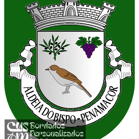 Emblema Bordado Antiga Freguesia de Aldeia do Bispo (Penamacor, Castelo Branco) 1