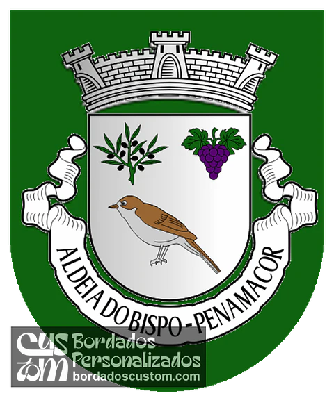 Emblema Bordado Antiga Freguesia de Aldeia do Bispo (Penamacor, Castelo Branco)