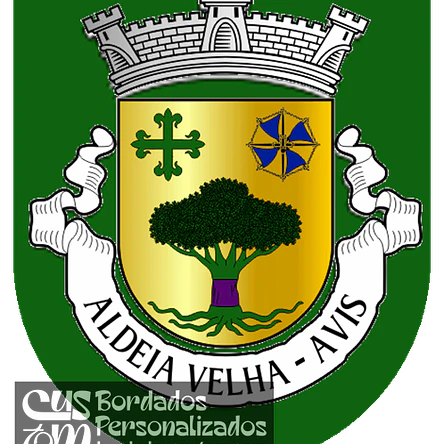 Emblema Bordado Freguesia de Aldeia Velha (Avis, Portalegre) 1
