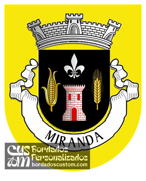 Emblema Bordado Freguesia de Miranda (Arcos de Valdevez, Viana do Castelo)