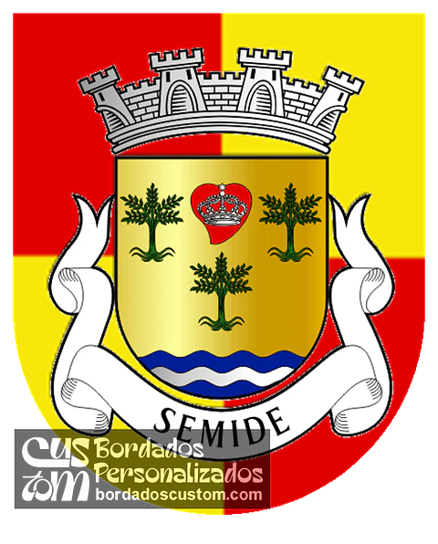 Emblema Bordado Antiga Freguesia de Semide (Miranda do Corvo, Coimbra)